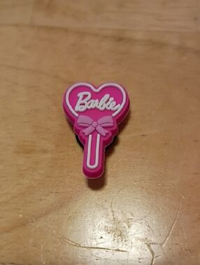 10 for $10 Jibbitz Croc Charms - Barbie Heart Lollipop 5 - New Shoe Charm